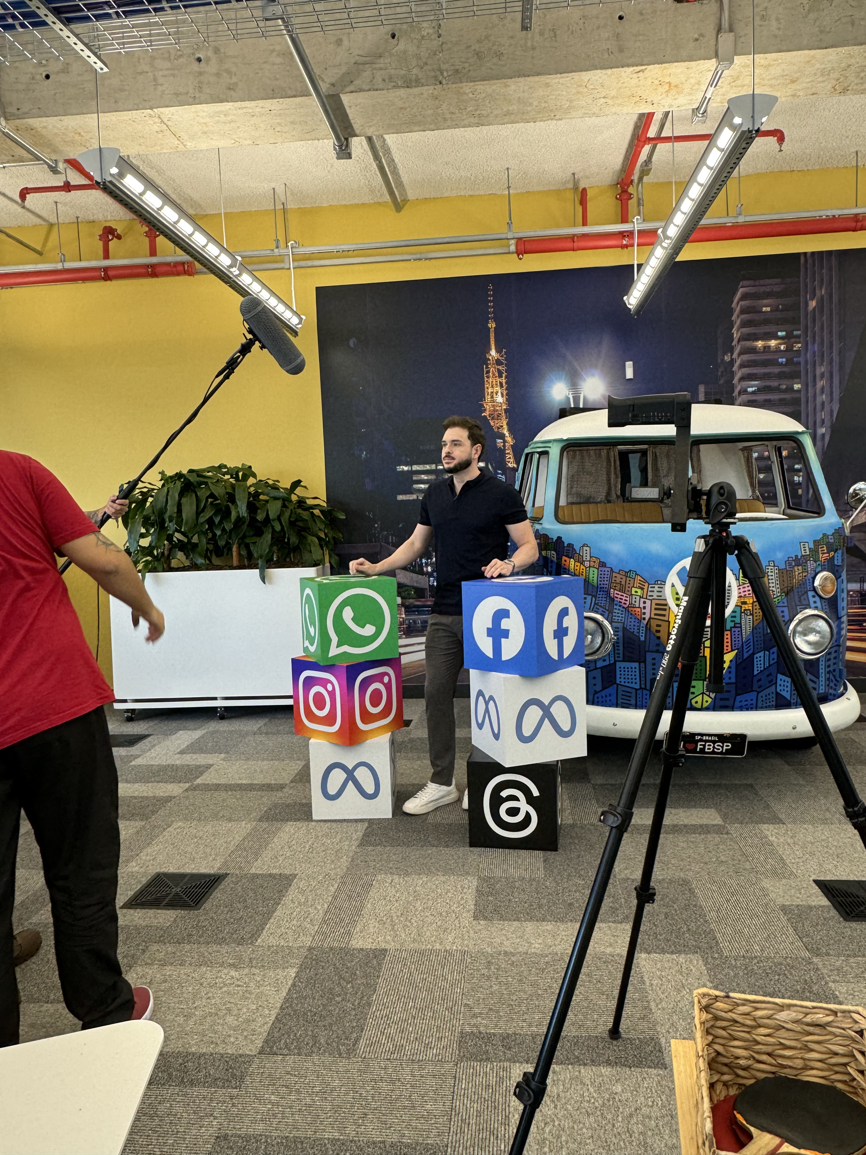 Set de Gravação Agência Rei